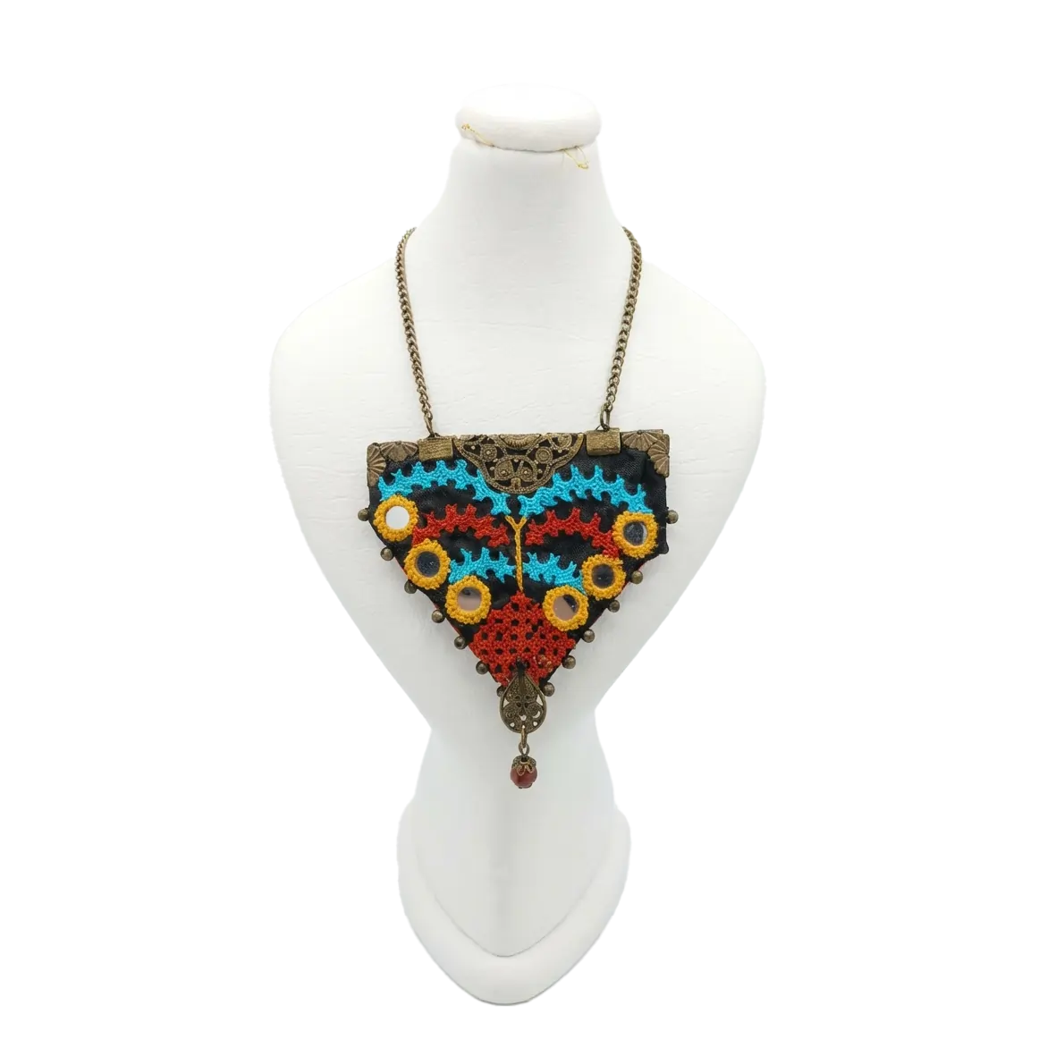 Necklace گردنبند سوزندوزی هرم